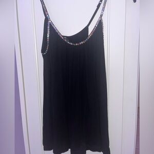 Express black sequined top